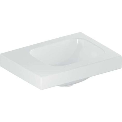 Geberit iCon Light Handwaschbecken, 38 cm x 28 cm, ohne Hahnloch
