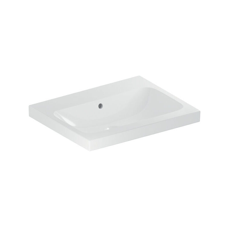 Keramag - Geberit iCon Light lavabo, 60 cm x 48 cm, sans trou pour