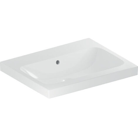 Geberit iCon Light lavabo, 60 cm x 48 cm, sans trou pour