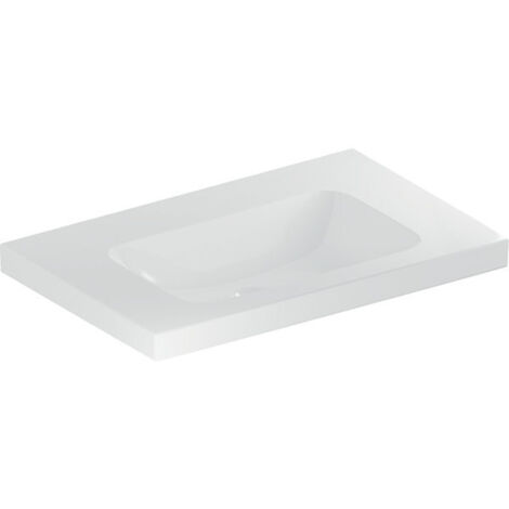 Geberit iCon Light lavabo, 75 cm x 48 cm, sans trou pour