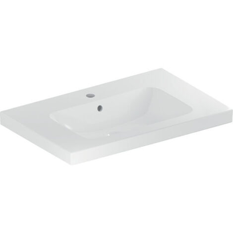 Geberit iCon Light lavabo, 90 cm x 48 cm, avec trou pour