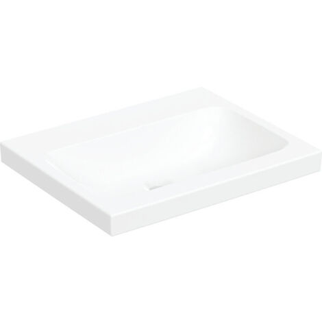 Geberit iCon Light lavabo à poser, 60 cm x 48 cm, sans trou pour