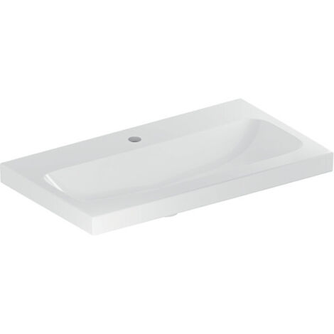 Geberit iCon Light lavabo avec saillie raccourcie, 75 cm x 42 cm,