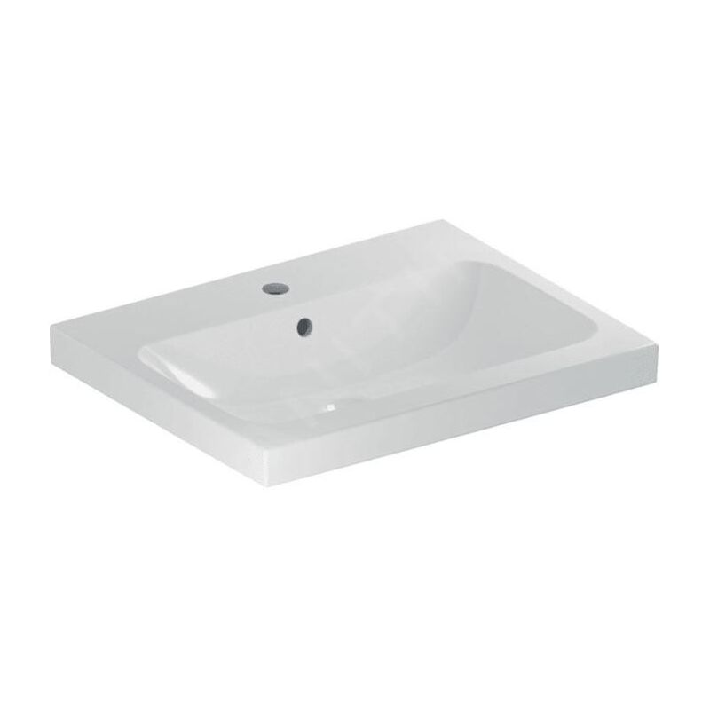 Keramag - Geberit iCon Light lavabo à poser, 60 cm x 48 cm, avec trou pour