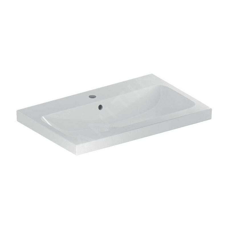 Keramag - Geberit iCon Light lavabo à poser, 75 cm x 48 cm, avec trou pour