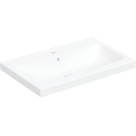 Geberit iCon Light lavabo sobre encimera, 75 cm x 48 cm, con