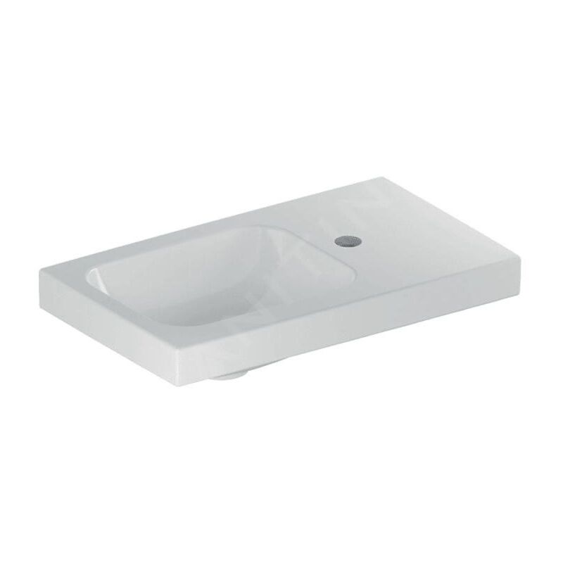 Keramag - Geberit iCon Light lave-mains, 53 cm x 31 cm, avec trou de