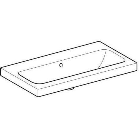 Geberit iCon Light Waschtisch mit verkürzter Ausladung, 75 cm x