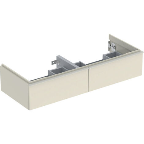 Geberit iCon meuble sous-lavabo double, 2 tiroirs,