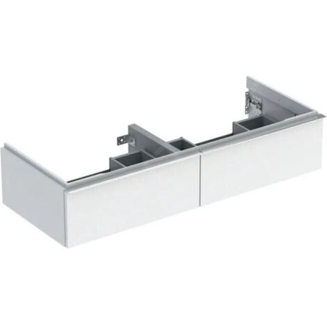 Geberit iCon meuble sous-lavabo double, 2 tiroirs,