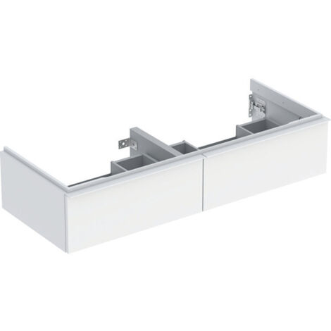 Geberit iCon meuble sous-lavabo double, 2 tiroirs,