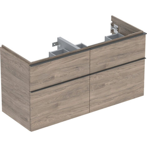 Geberit iCon meuble sous-lavabo double, 4 tiroirs,