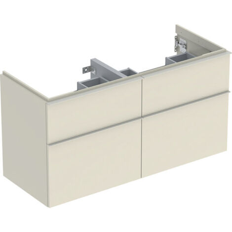 Geberit iCon meuble sous-lavabo double, 4 tiroirs,