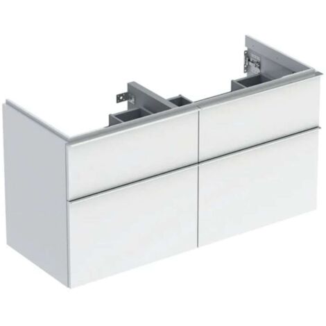 Geberit iCon meuble sous-lavabo double, 4 tiroirs,