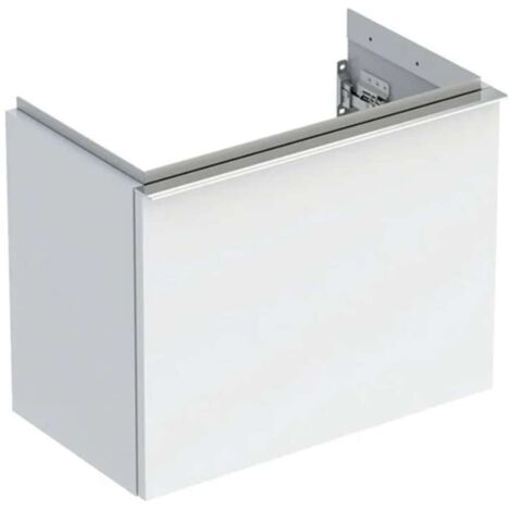 Geberit iCon - Mobiletto sottolavabo 52x42x31 cm, 1 cassetto, bianco lucido 502.302.01.2