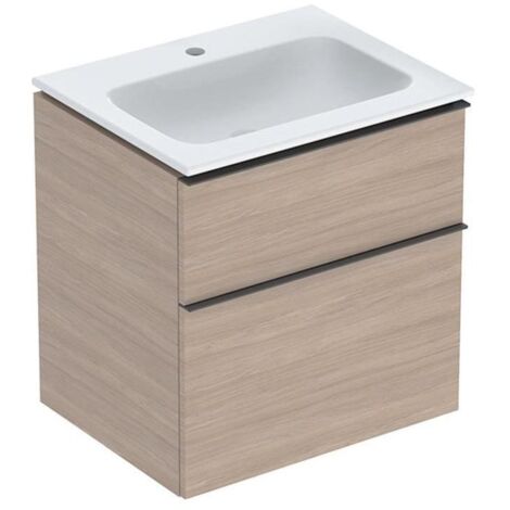 Geberit iCon Set Möbelwaschtisch mit Unterschrank, 2 Schubladen,
