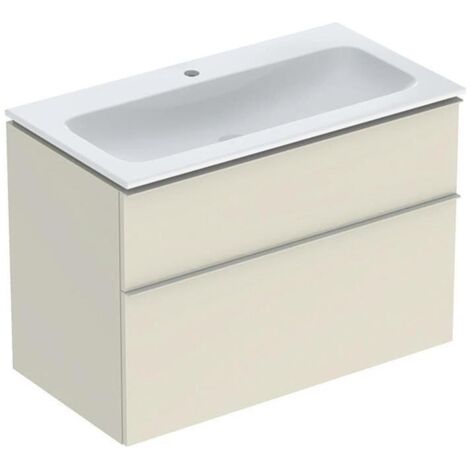 Geberit iCon Set Möbelwaschtisch mit Unterschrank, 2 Schubladen,