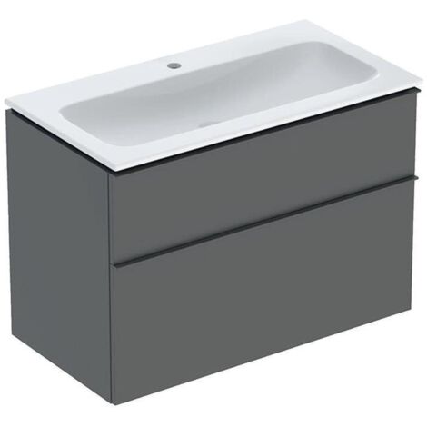 Geberit iCon Set Möbelwaschtisch mit Unterschrank, 2 Schubladen,
