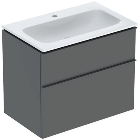 Geberit iCon Set Möbelwaschtisch mit Unterschrank, 2 Schubladen,