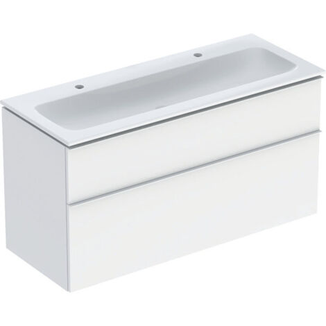 Geberit iCon Set mueble lavabo con mueble bajo lavabo, 2 cajones,