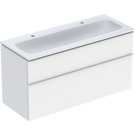 Geberit iCon Set mueble lavabo con mueble bajo lavabo, 2 cajones,
