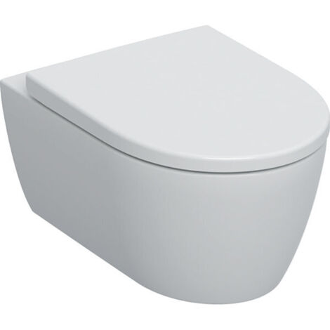 Geberit iCon set WC suspendido con asiento de WC, sin borde,