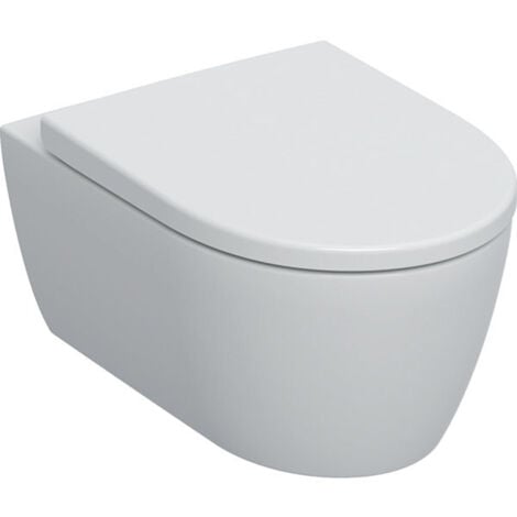 GEBERIT iCon WC suspendu Rimfree avec fixations invisibles, caréné, avec abattant softclose (501.664.00.1)