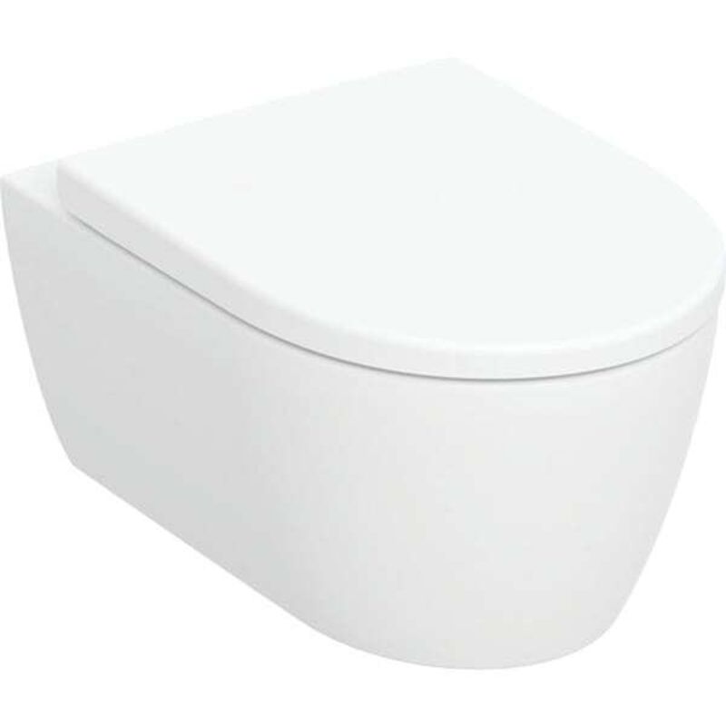 Geberit - iCon Set wc suspendu avec siège, sans rinçage, rinçage