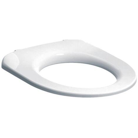 Geberit iCon Sitzring, weiß, barrierefrei, Befestigung von oben,