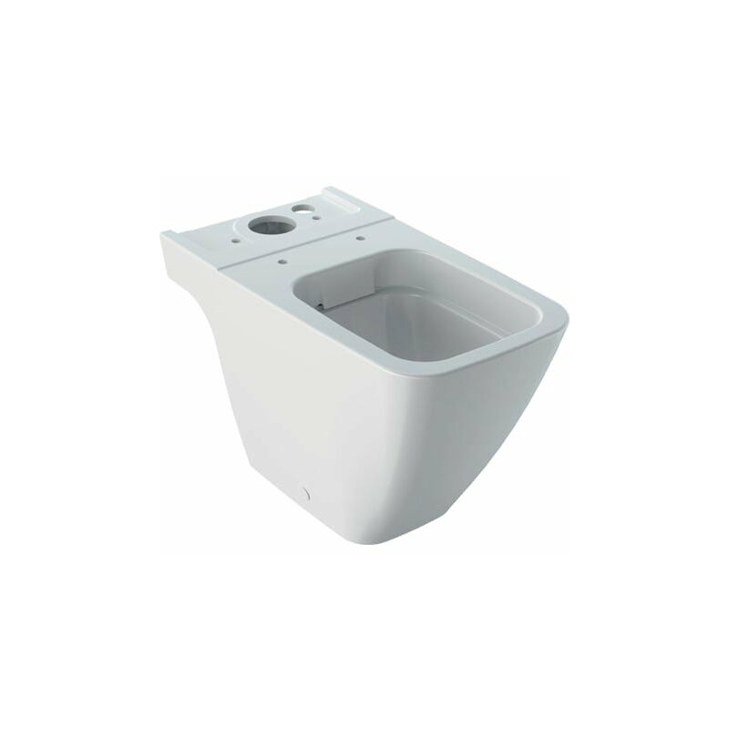 

Geberit iCon Square sin borde de WC, para cisterna de superficie, 200930, unidad de lavado, forma cerrada, blanco, color: Blanco, con KeraTect