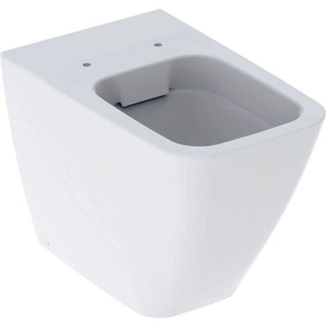 Geberit iCon Square WC au sol, chasse deau basse, fixation