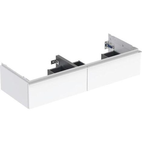 Geberit iCon Unterschrank für Doppelwaschtisch, 2 Schubladen,