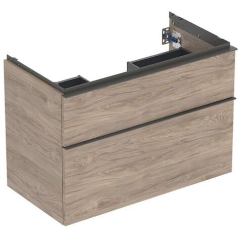 Geberit iCon Unterschrank für Waschtisch, 2 Schubladen,