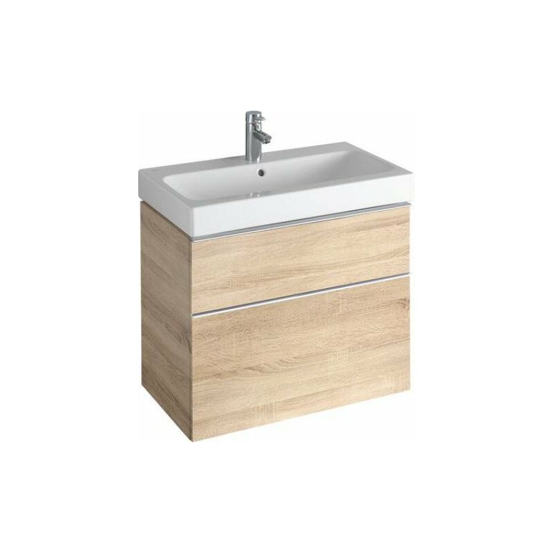 

iCon Vanity unit 840375 740x620x477 mm, Alpine high gloss, color: Estructura de madera de roble natural / melamina - 841377000 - Keramag