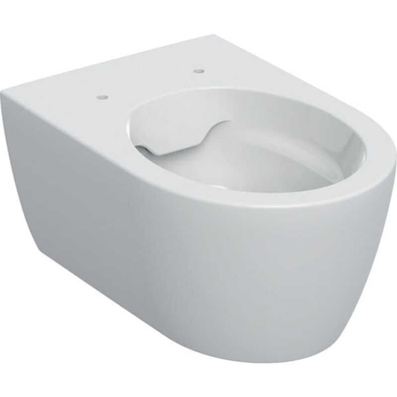 Keramag - wc suspendu Geberit à fond creux iCon Rimfree. forme fermée blanc