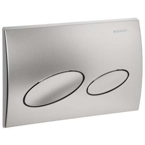 Geberit Kappa20 Betätigungsplatte für 2-Mengen-Spülung, satinox - 115.228.GM.1