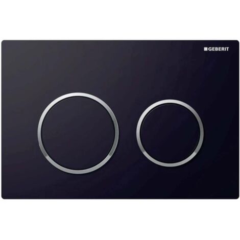 Geberit Kappa21 - Placca di comando, nero/cromo lucido 115.240.KM.1
