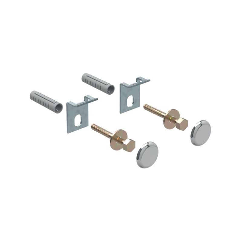 Keramag - Geberit kit de fixation pour urinoir Kerafix 551070 chromé , avec capuchons