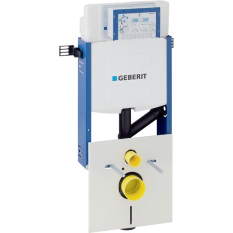 Geberit Kombifix - Bâti-support pour WC suspendu, 108 cm, réservoir encastré Sigma 12 cm, pour extraction des odeurs 110.367.00.5