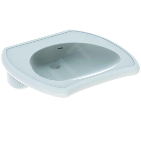 Geberit Lavabo Vitalis, 55cm accessible en fauteuil roulant, avec