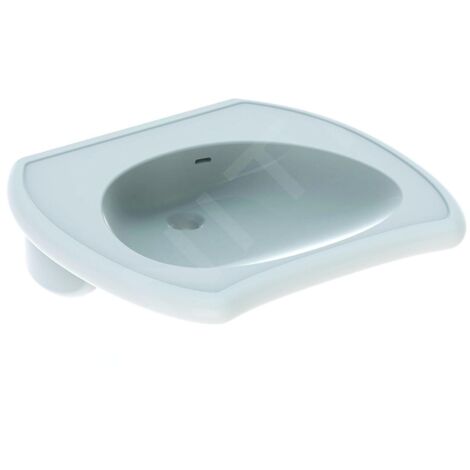 Geberit Lavabo Vitalis, accessible en fauteuil roulant 65cm, avec