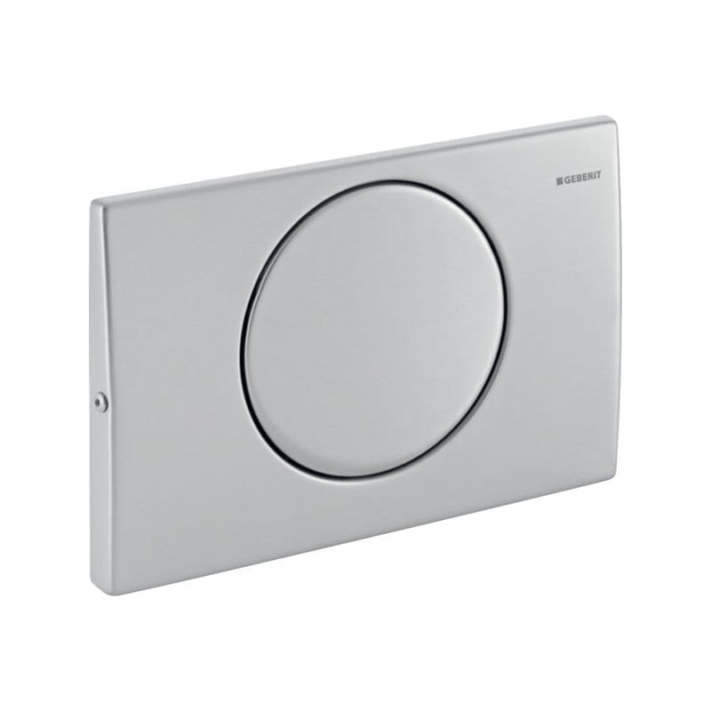Systèmes de chasse d'eau - Plaque de déclenchement Mambo, à visser, inox brossé 115.751.00.1 - Geberit