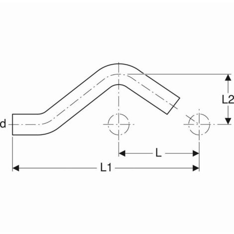 Geberit Mapress Acier C Siphon, DN 20, 20804