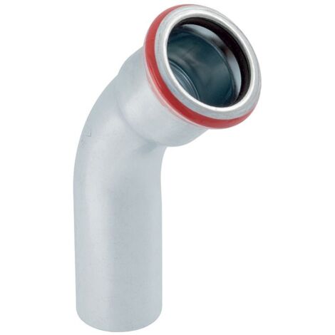 Geberit Mapress C-Stahl Bogen mit Einschubende 45 Grad, Außendurchmesser 12mm
