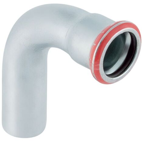 Geberit Mapress C-Stahl Bogen mit Einschubende 90 Grad, Außendurchmesser 76,1mm