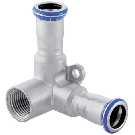 Geberit Mapress Edelstahl Eckanschlusswinkel 90 Grad d 15mm, Rp 1/2″, d1 15mm, L1 4,3cm