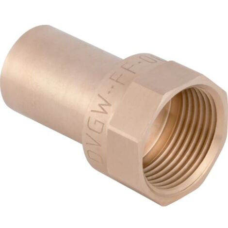 Geberit Mapress Kupfer Übergang mit Innengewinde und Einschubende, DN 20, dø 22 mm, 63562