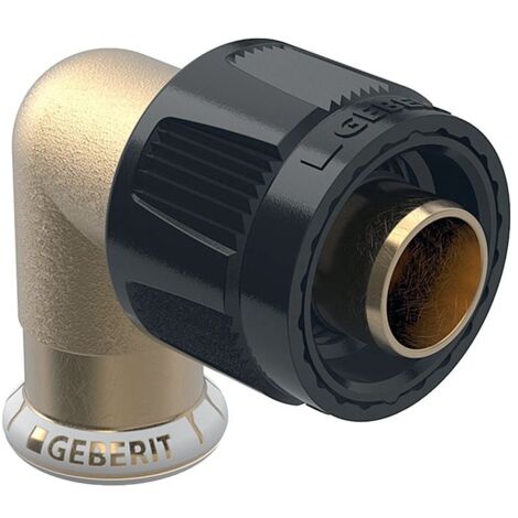 Geberit Mapress Übergangswinkel 90 Grad mit MasterFix, d 15mm, RpMF 1/2″, Rotguss bleifrei