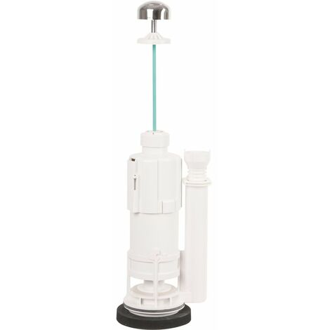Geberit – Mécanisme de chasse d'eau rinçage interrompable – Tube de trop-plein adaptable – Pour installation facile dans toutes configurations