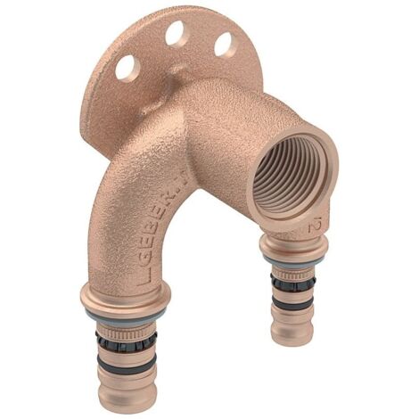 Geberit Mepla Doppelanschlusswinkel 90°,  DN 12 / 15, 602.274.00.5